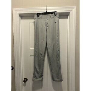 New Nike Men's Vapor Baseball Training Pants Straight Leg Size Medium Gray Grey